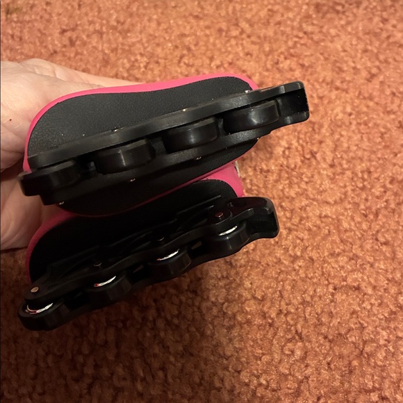 American Girl Vintage Pink and Black Roller Skates - Picture 6 of 6